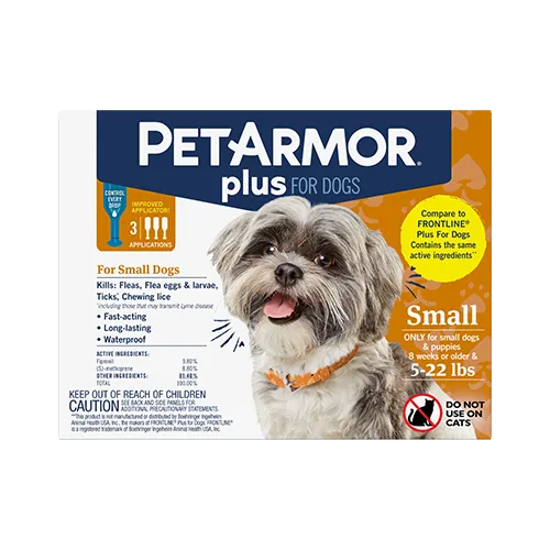 PetArmor® Plus Flea & Tick Topical for Dogs