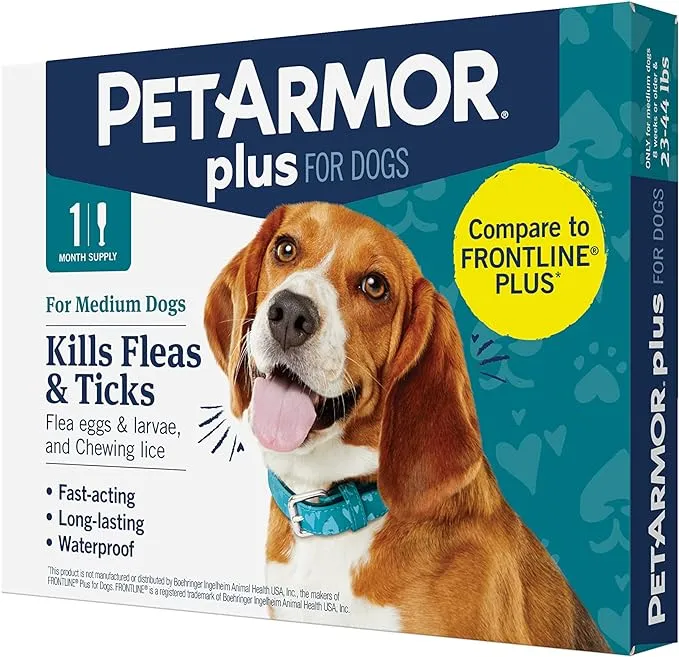 PetArmor® Plus Flea & Tick Topical for Dogs