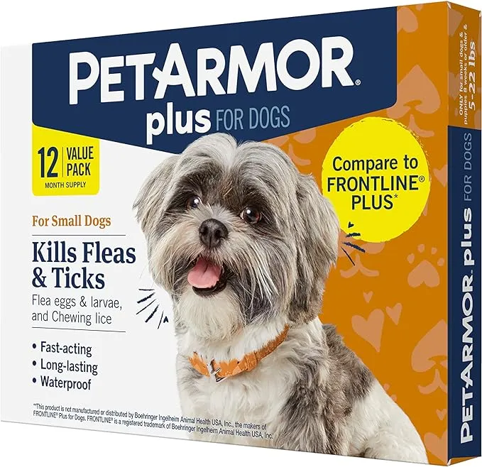 PetArmor® Plus Flea & Tick Topical for Dogs