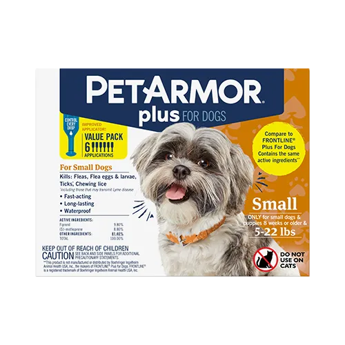 PetArmor® Plus Flea & Tick Topical for Dogs