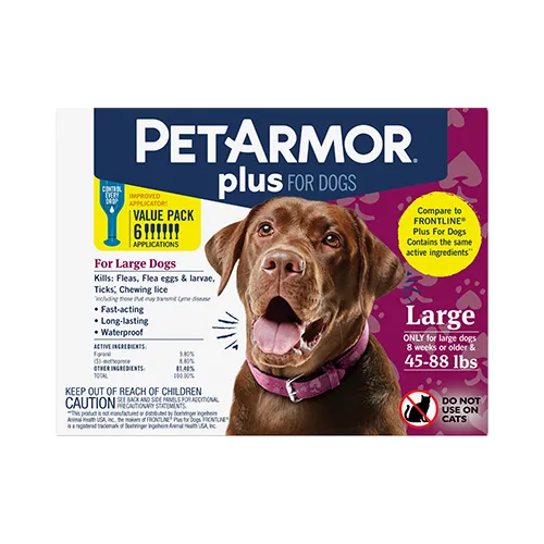 PetArmor® Plus Flea & Tick Topical for Dogs