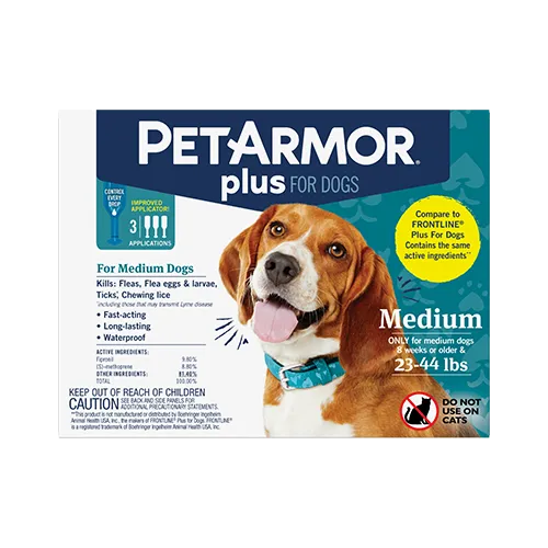 PetArmor® Plus Flea & Tick Topical for Dogs