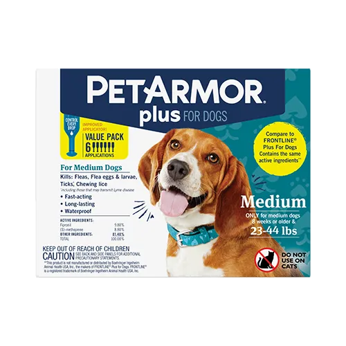 PetArmor® Plus Flea & Tick Topical for Dogs