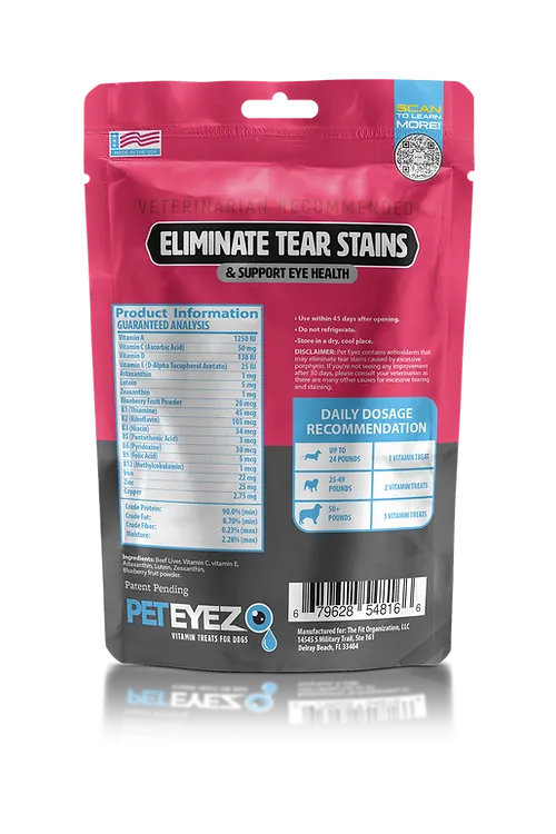PetEyez™️ Beef Liver Dog Treats (1 oz)