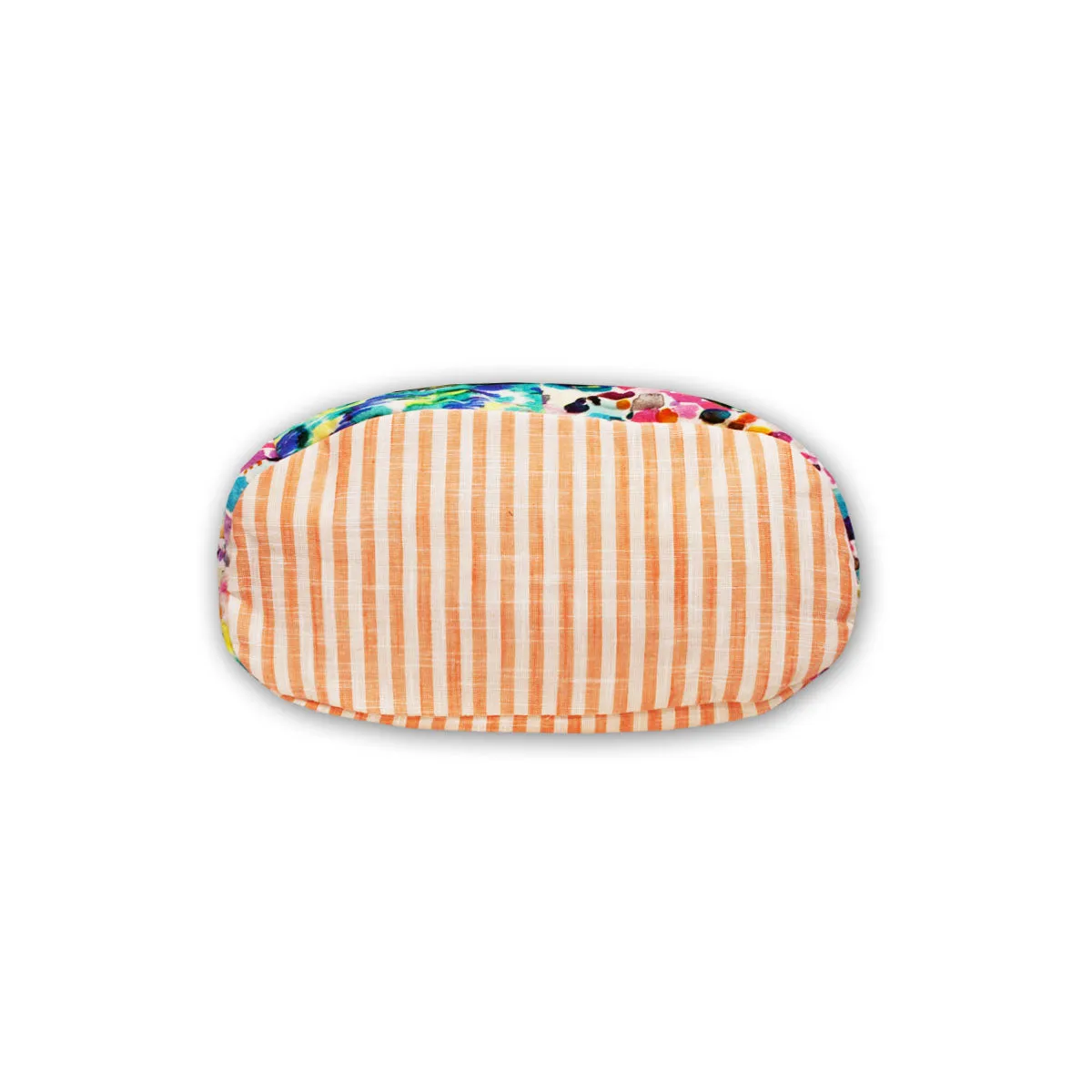 Printed Backpack- Peach Stripes