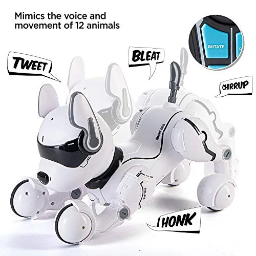 Remote Control Robot Dog Toy, Robots for Kids, Rc Dog Robot Toys for Kids 2,3,4,5,6,7,8,9