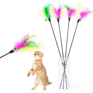 Soft Colorful Cat Feather