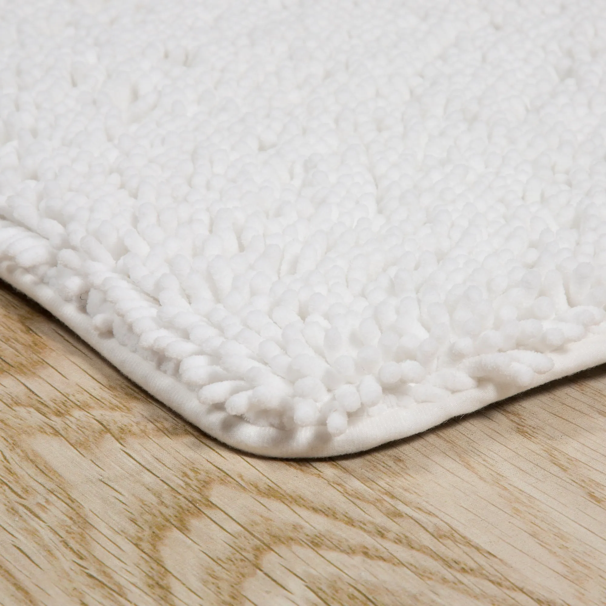 Somerset Home 2 Piece Memory Foam Bath Mat - White