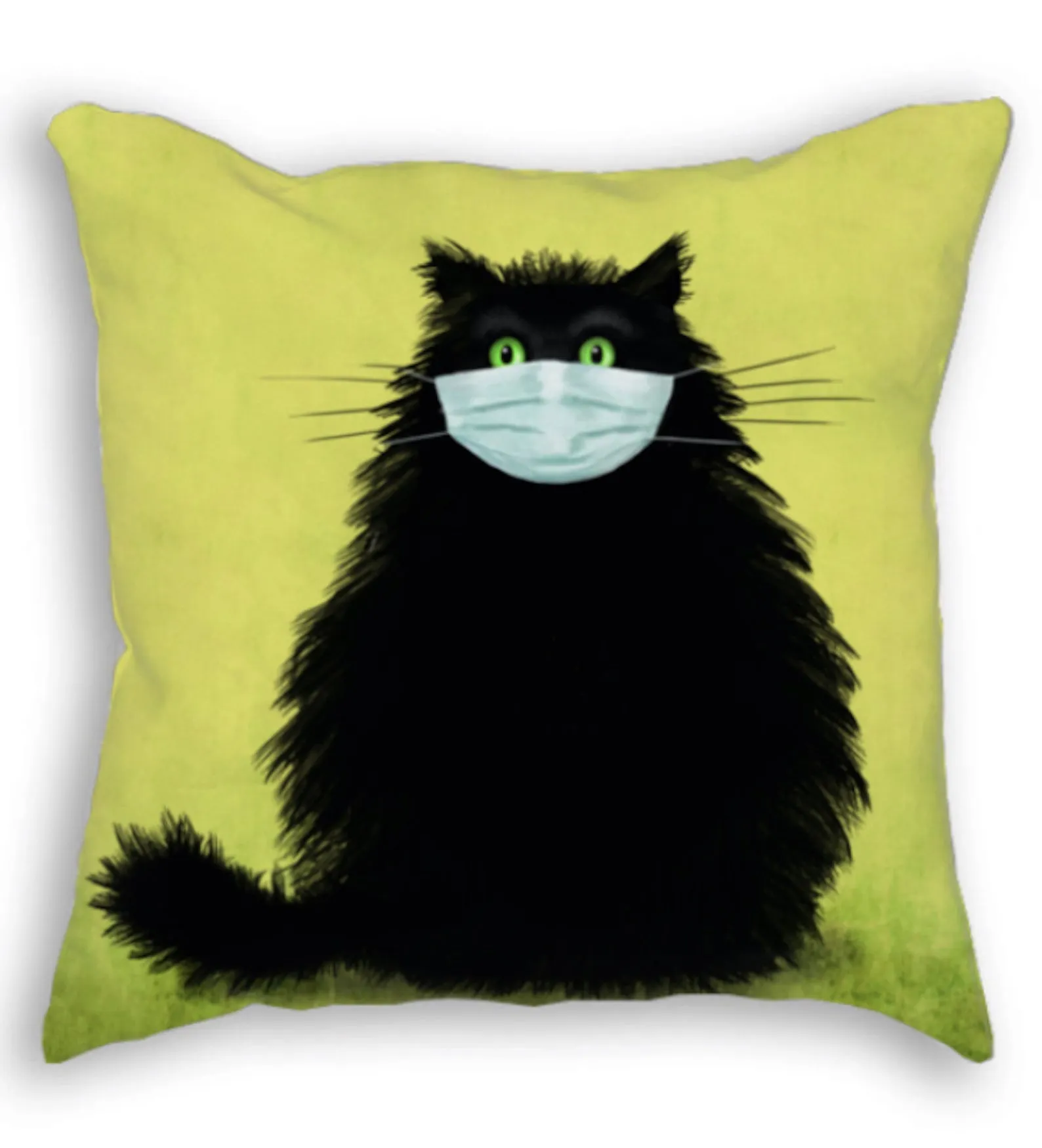 The Masketeer Collection Cat Mug Cushion and Card Mask Gift Set