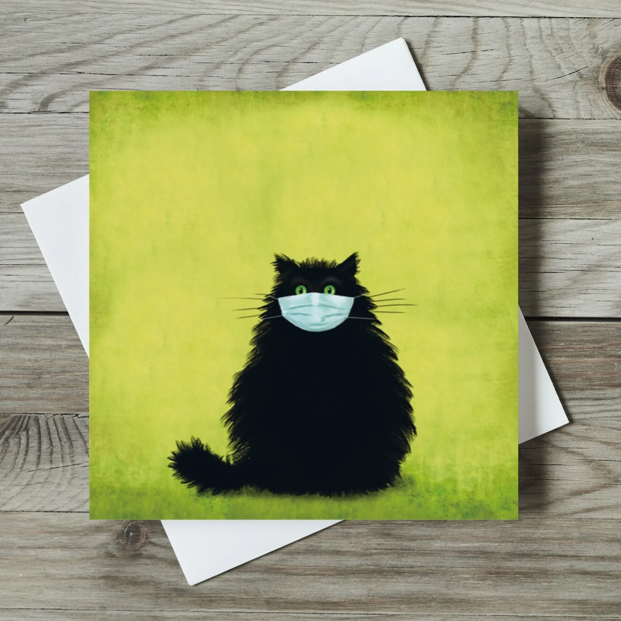 The Masketeer Collection Cat Mug Cushion and Card Mask Gift Set