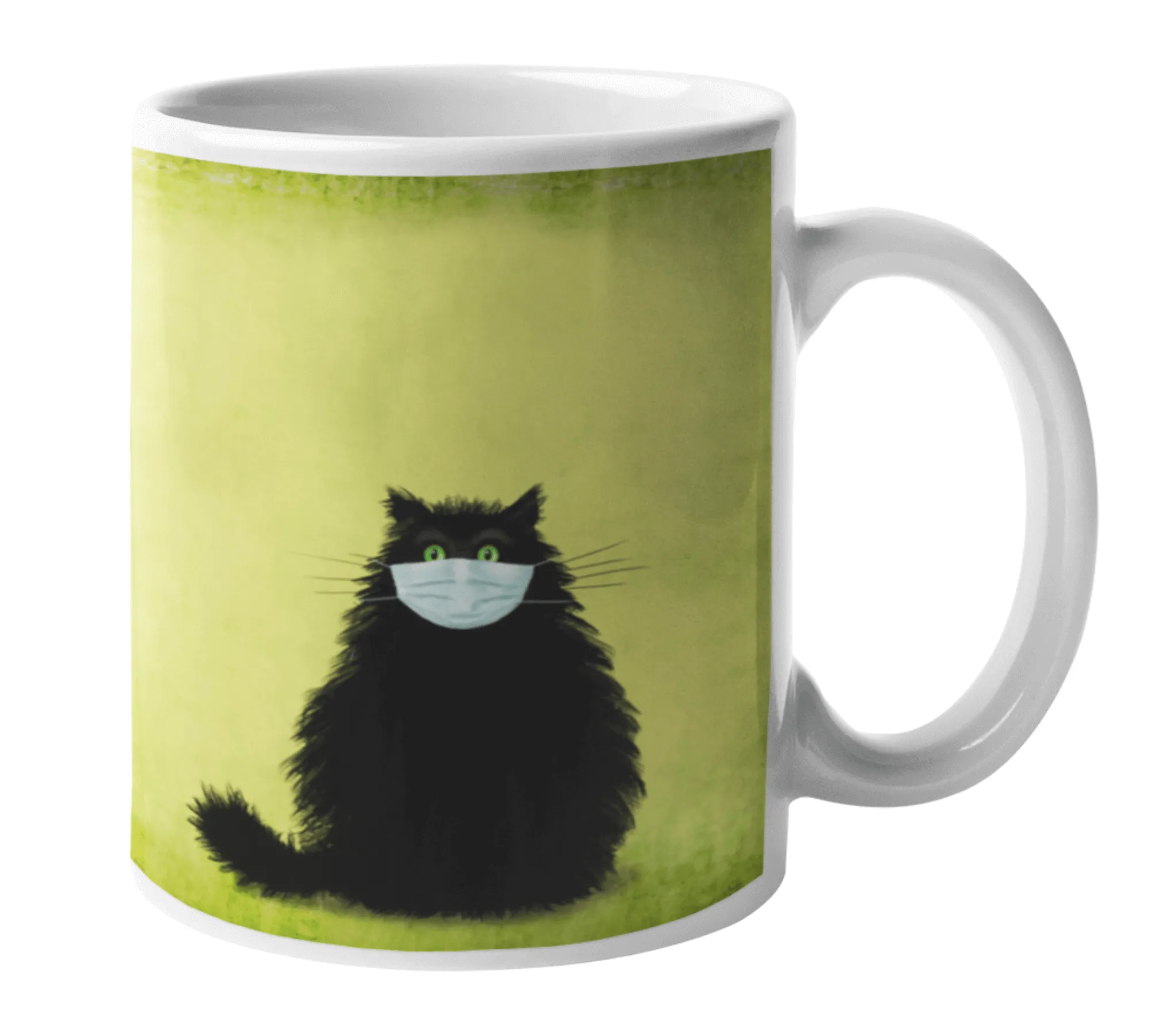 The Masketeer Collection Cat Mug Cushion and Card Mask Gift Set