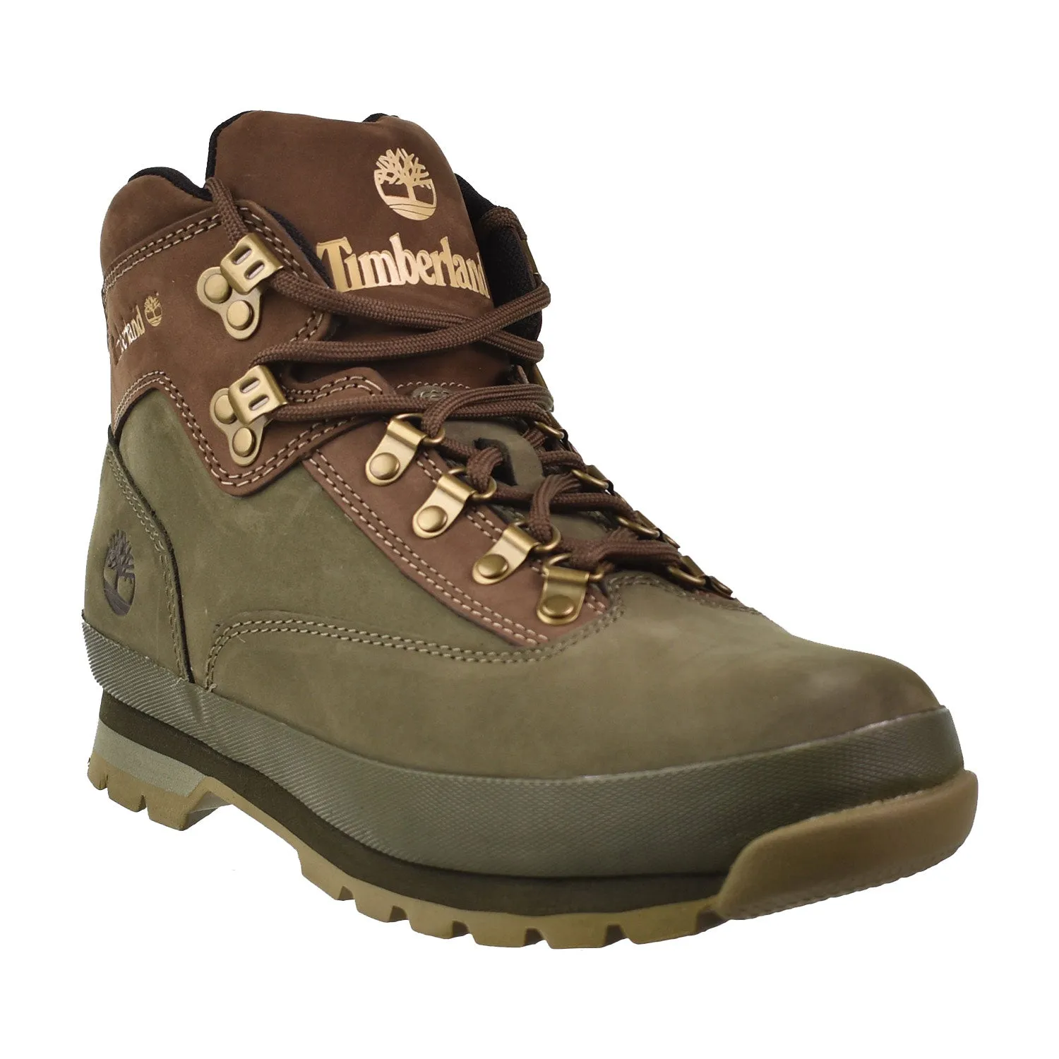Timberland Euro Hiker Mid Hiker Men's Boots Dark Green Nubuck