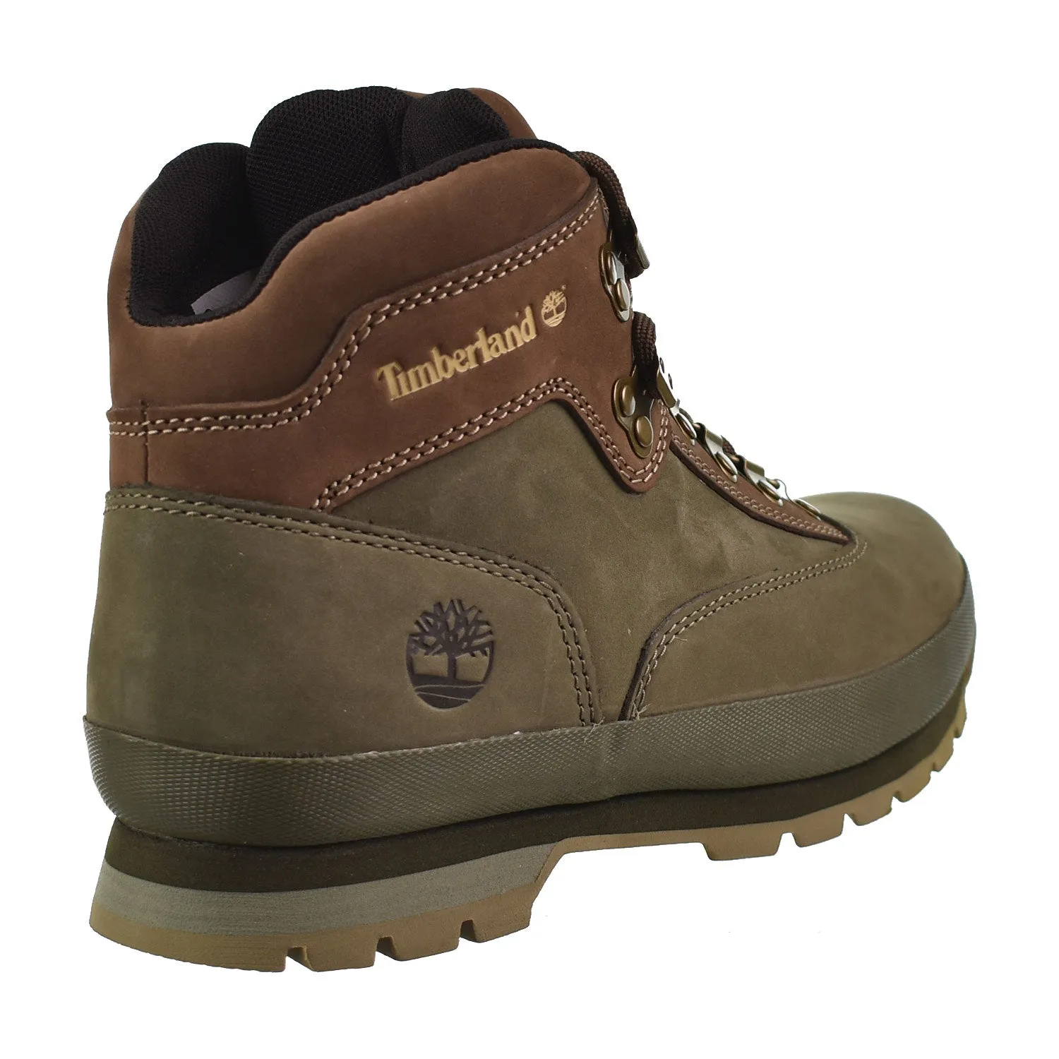 Timberland Euro Hiker Mid Hiker Men's Boots Dark Green Nubuck